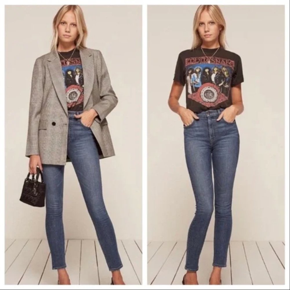 Reformation The High and Skinny Jeans